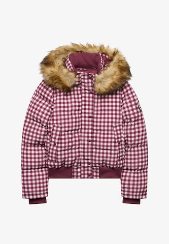 Superdry & Co Winterjas in Roze