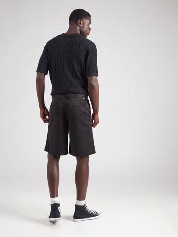 JACK & JONES Ohlapna forma Chino hlače 'JPSTBill' | črna barva