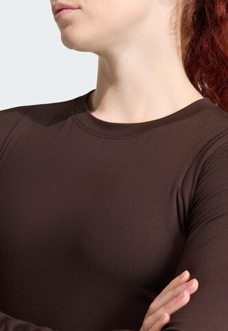 T-shirt fonctionnel 'Hyperglam' ADIDAS PERFORMANCE en marron