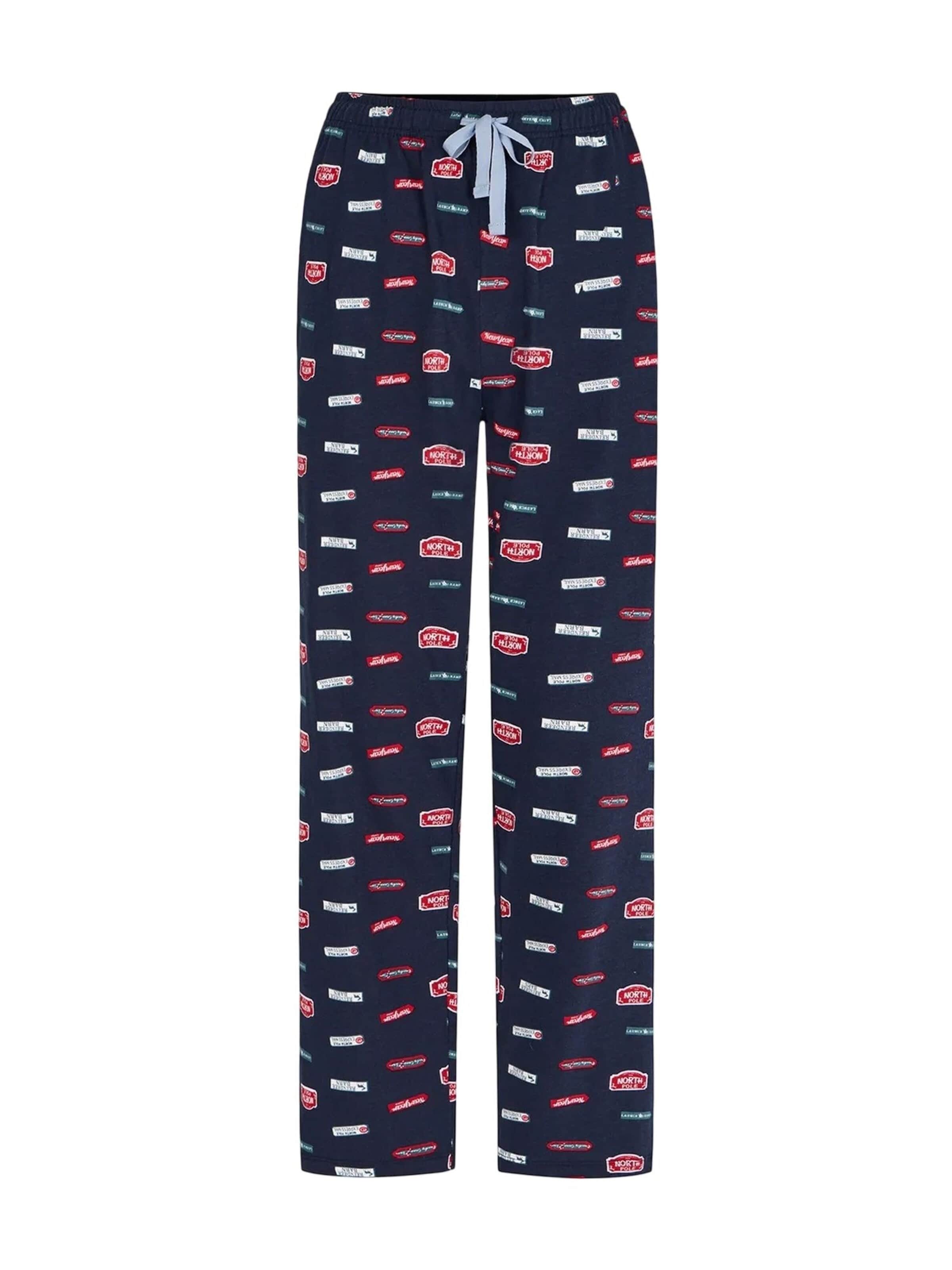 Penti Pyžamo dlouhé 'Pyjama-Sets' – modrá