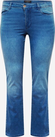 ONLY Carmakoma Regular Jeans 'Augusta' in Blauw: voorkant