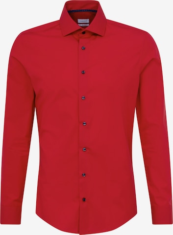 Chemise business SEIDENSTICKER en rouge : devant