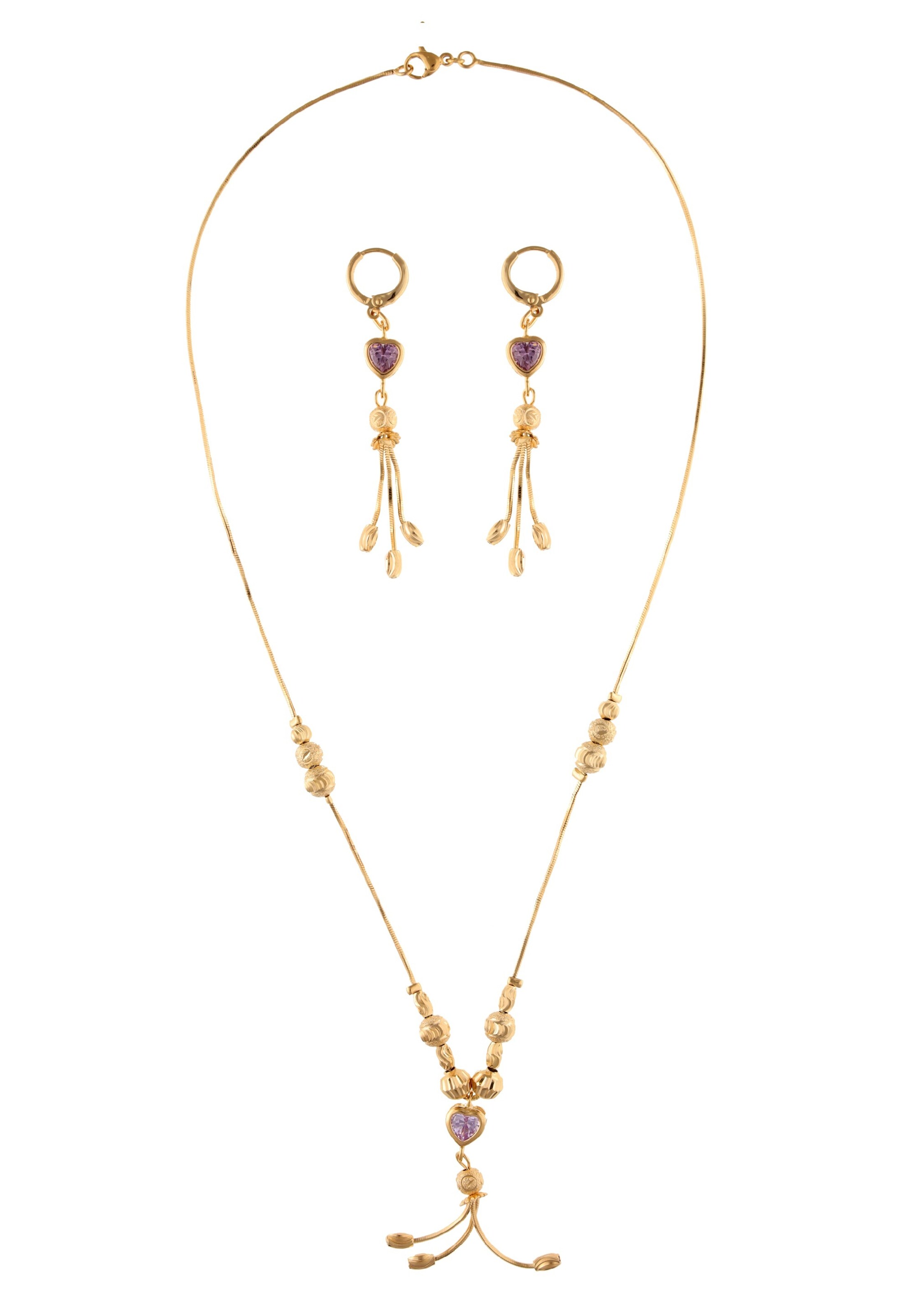 NAEMI - Conjunto de joyería en oro