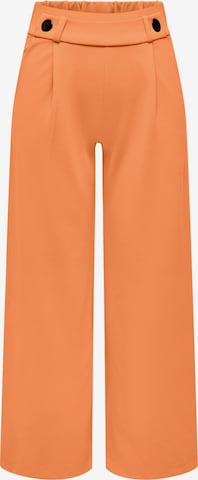 JDY Wide leg Pleat-Front Pants 'Geggo' in Orange: front