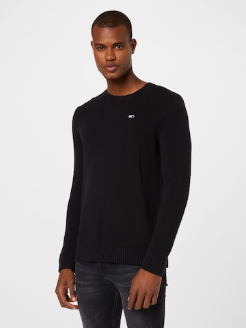 Tommy Jeans Pullover i sort: forside