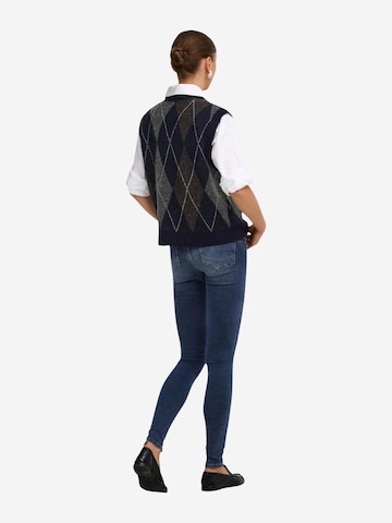 Gilet 'Onlrhombus Argyle Vest Knt Noos 15364799' di ONLY in blu