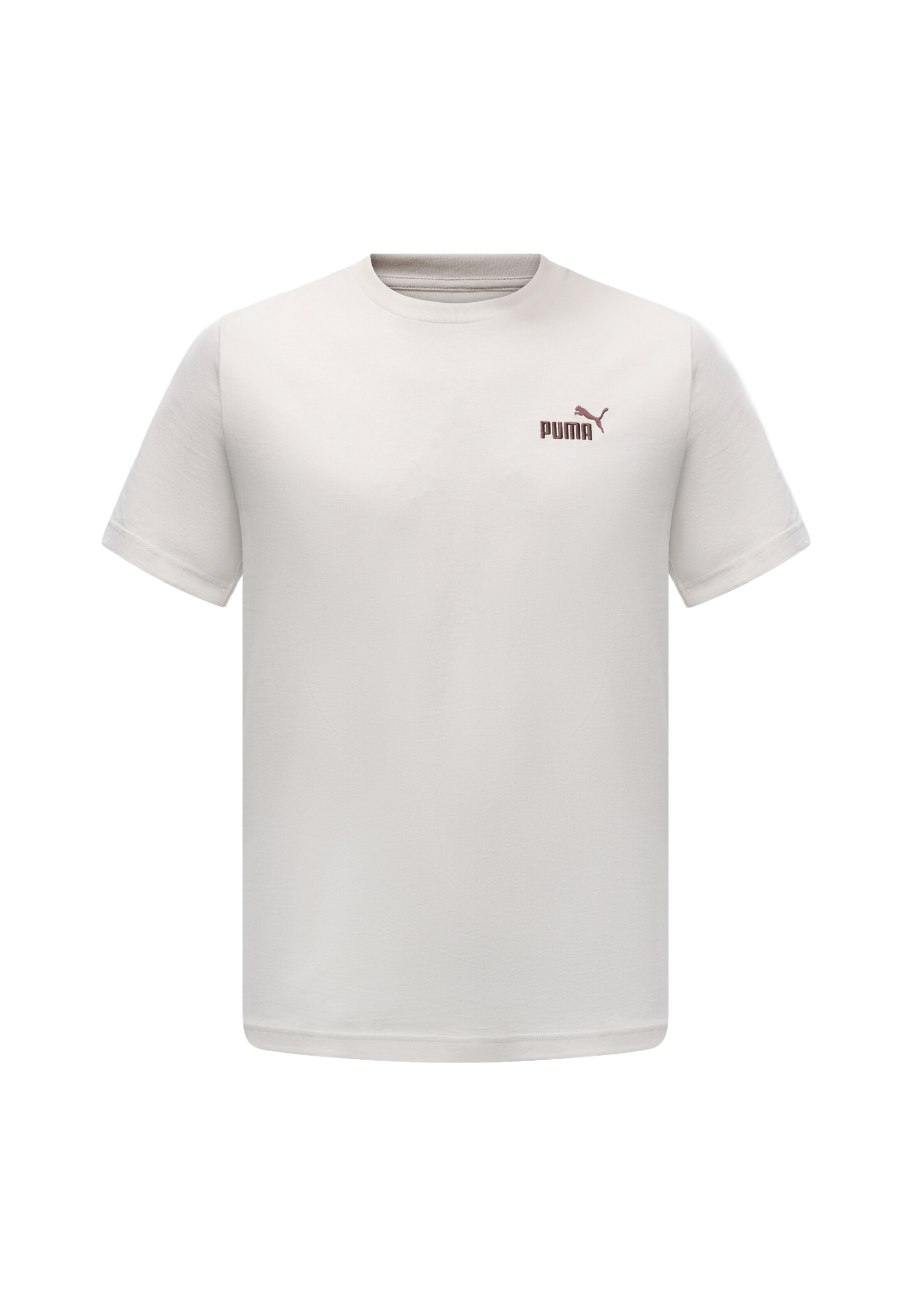 PUMA Performance Shirt 'Essentials No. 1' in S in Dark brown / Greige, Item view