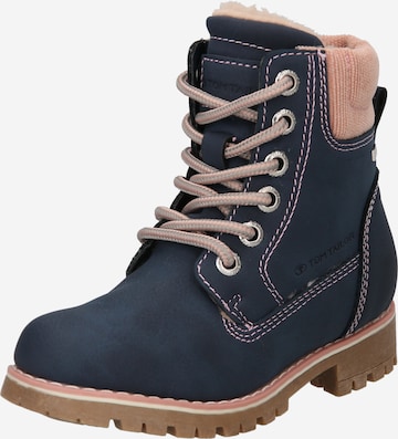 Bottes TOM TAILOR en bleu : devant