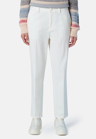 North Sails Regular Chino Pants in White: front