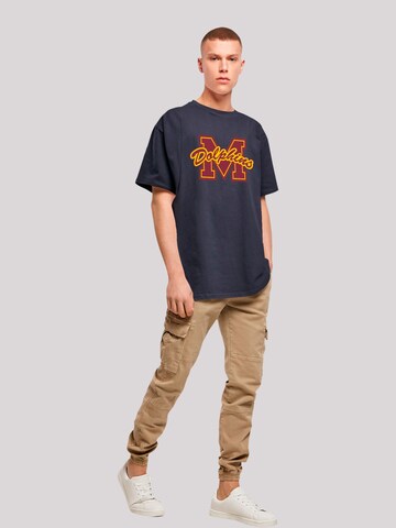 F4NT4STIC Shirt 'Sex Education M Dolphins Netflix TV Series' in Blue