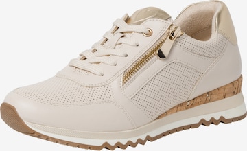 MARCO TOZZI Sneakers laag in Beige: voorkant