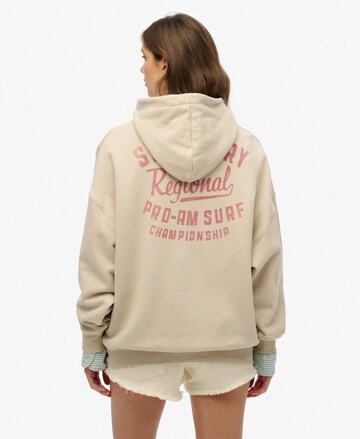 Superdry Sweatshirt in Beige: voorkant