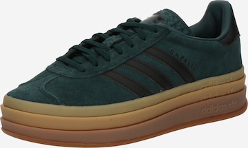 ADIDAS ORIGINALS Низкие кроссовки 'GAZELLE' в Зеленый: спереди
