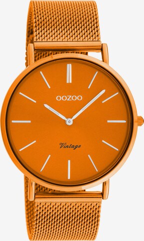 OOZOO Analoguhr in Orange: predná strana