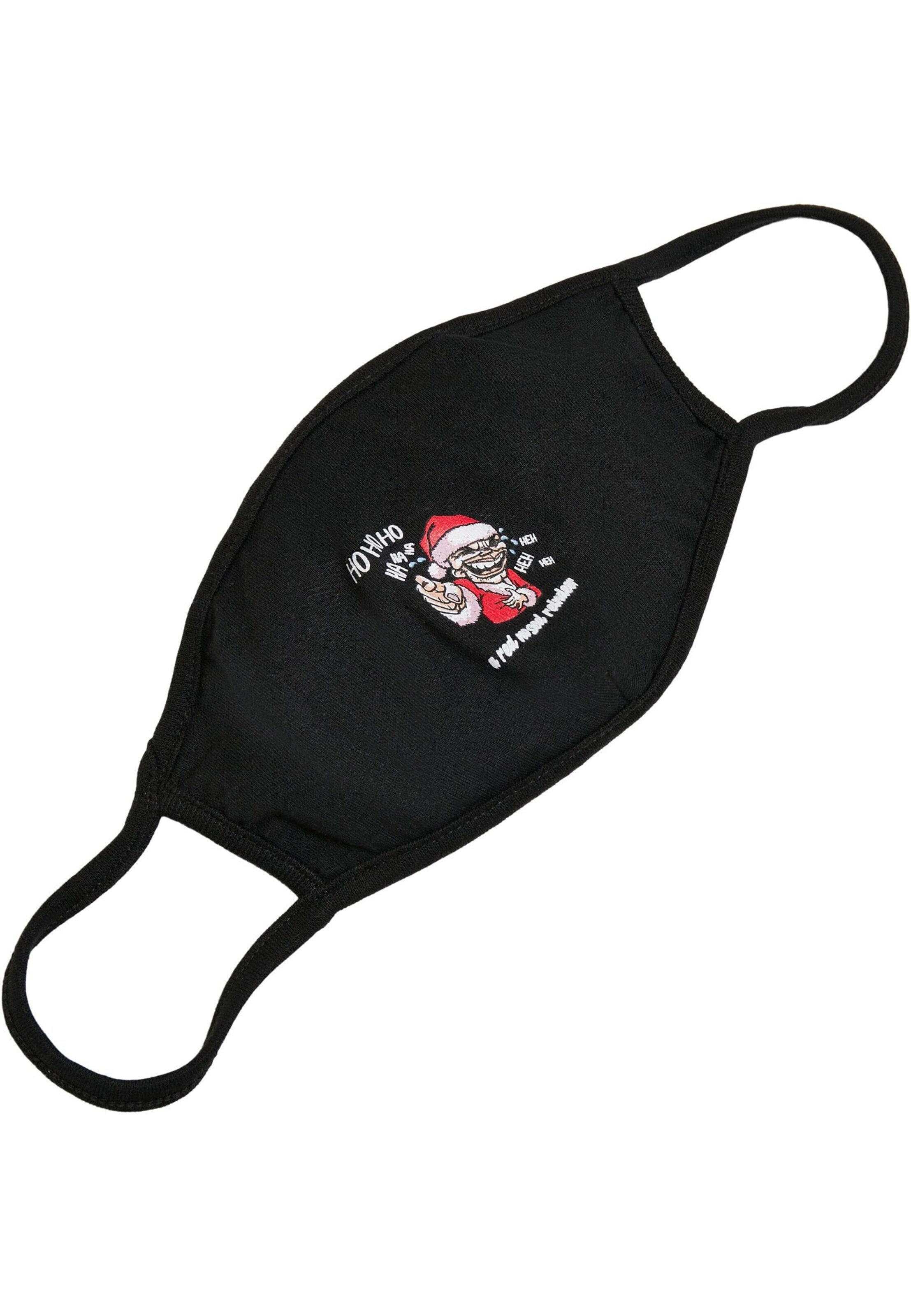 Foulard 'Ugly Santa ' Urban Classics en noir : devant