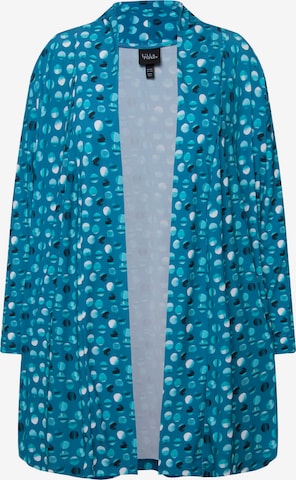 Cardigan Ulla Popken en bleu : devant