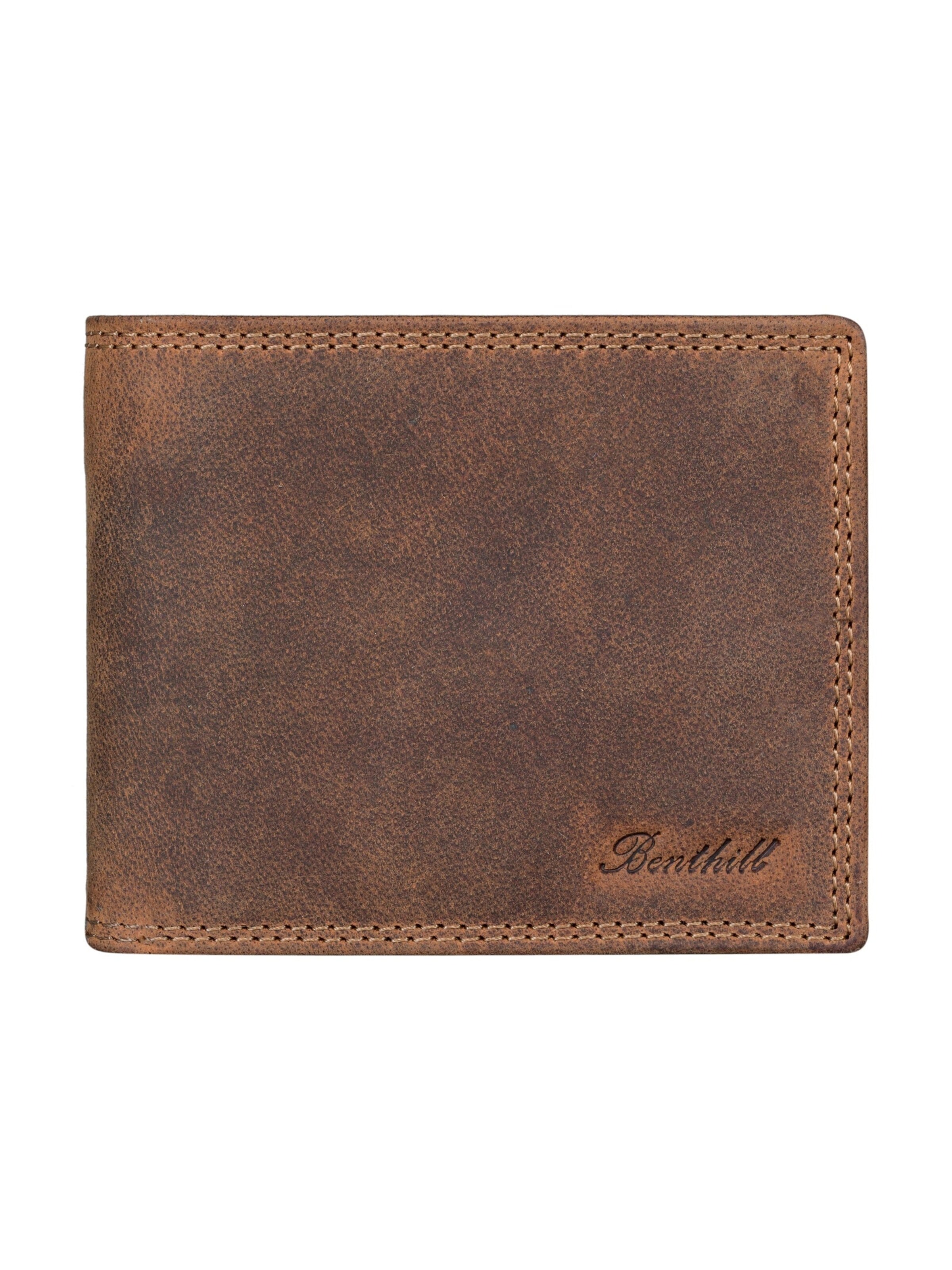 Benthill Wallet in Brown: front