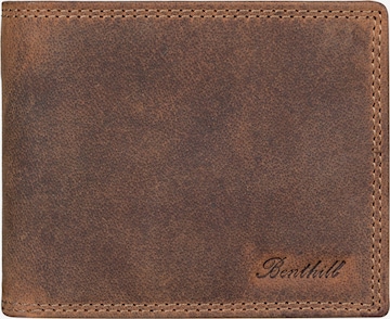 Benthill Wallet in Brown: front