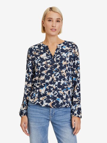 Betty & Co Schlupfbluse mit Print in Blau: predná strana