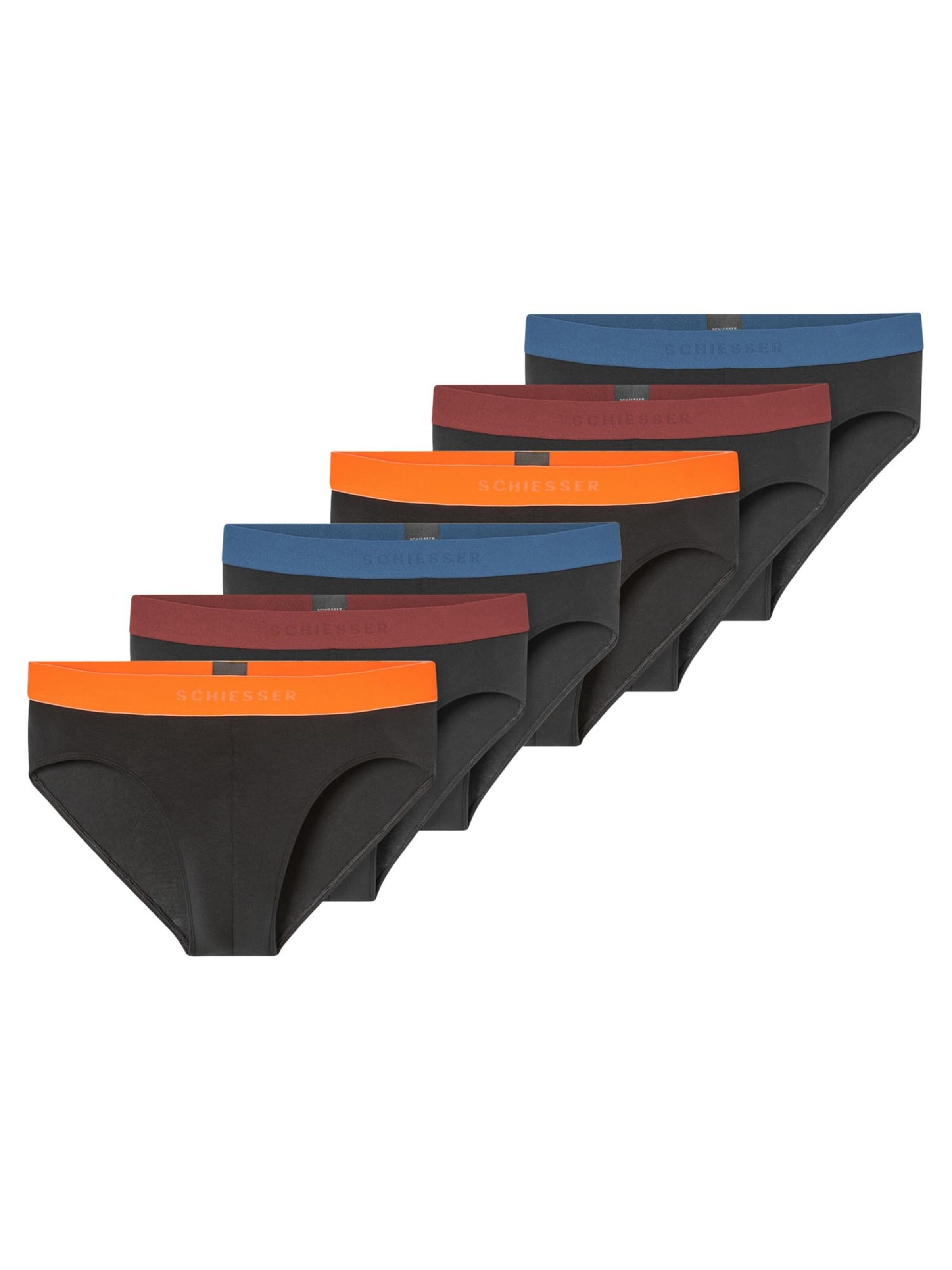 SCHIESSER Slip '95/5 Organic Cotton' in de kleur Zwart, Productweergave