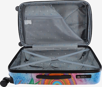 Saxoline Blue Suitcase in Mixed colors