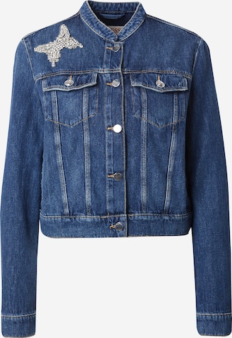 GUESS Between-Season Jacket 'DELYA KOREAN' in Blue: front