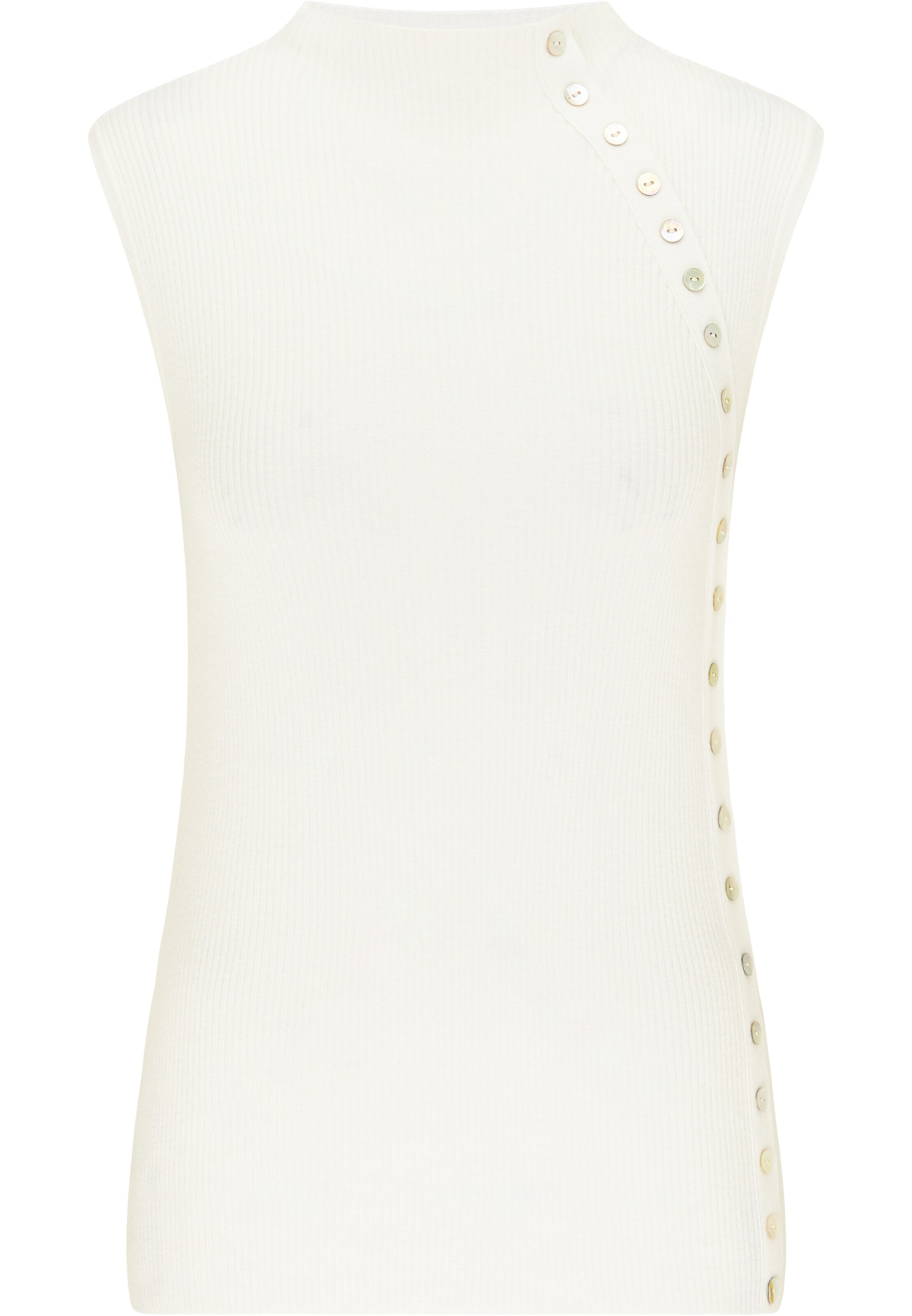 Frauen Große Größen DreiMaster Klassik Pullover in Weiß - QT43833