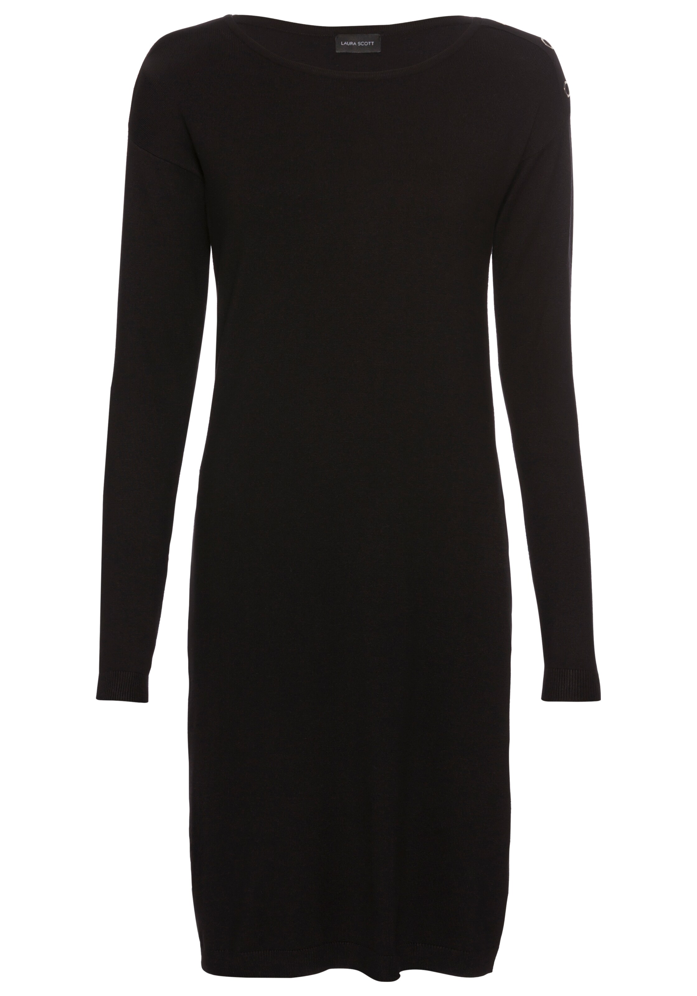 LAURA SCOTT Knitted dress in Black