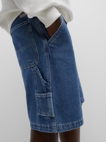 Pull&Bear Regular Jeans in Blauw