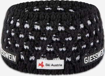 GIESSWEIN Athletic Headband 'Adelboden' in Black: front