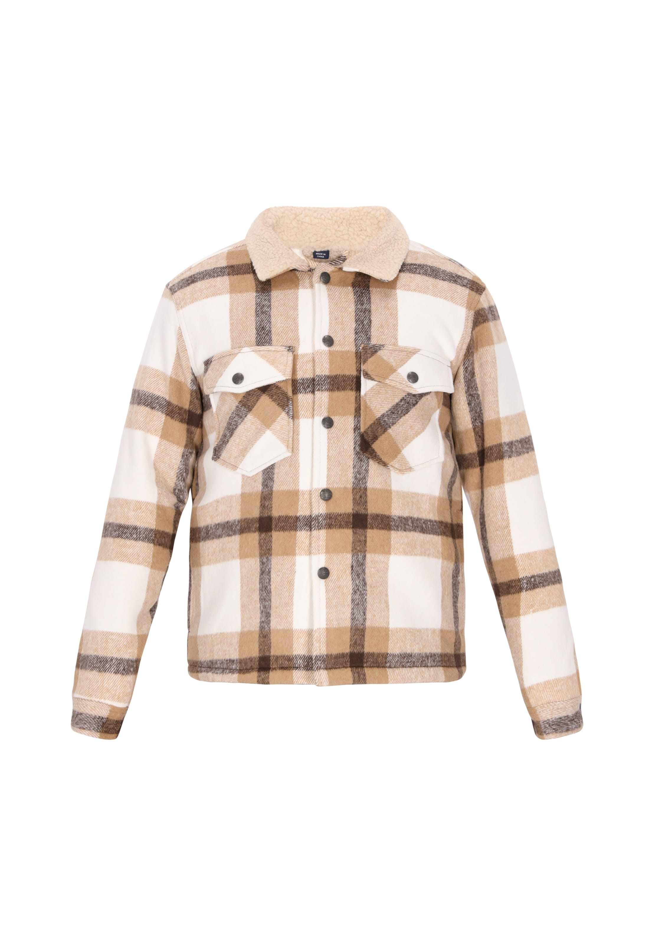 DreiMaster Vintage Prechodná bunda 'Vintage' - béžová / žltohnedá / biela ako vlna, Produkt