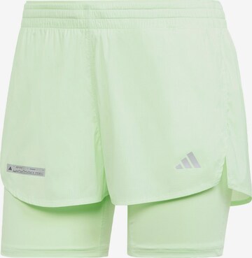 ADIDAS PERFORMANCE Sportbroek 'Ultimate' in Groen: voorkant
