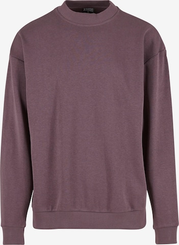 Urban Classics Sweatshirt in Purple: front