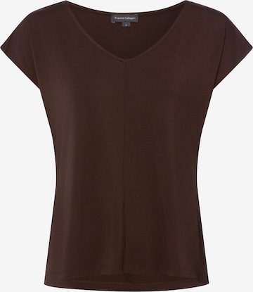 Franco Callegari Shirt in Bruin: voorkant