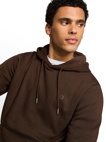 TOM TAILOR DENIM Sweatshirt in Brown