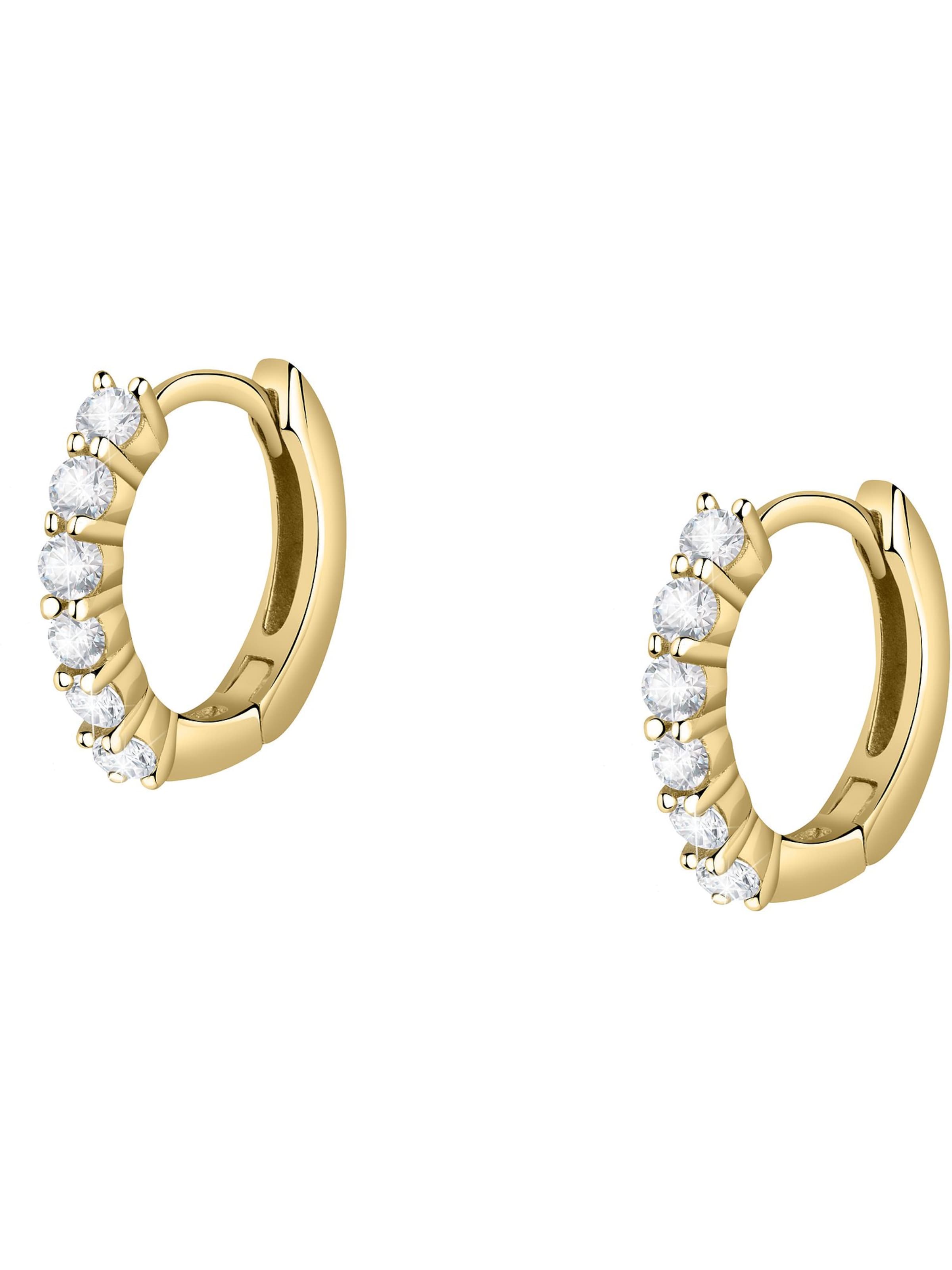 CHRIST Ohrringe in Gold: Vorderseite