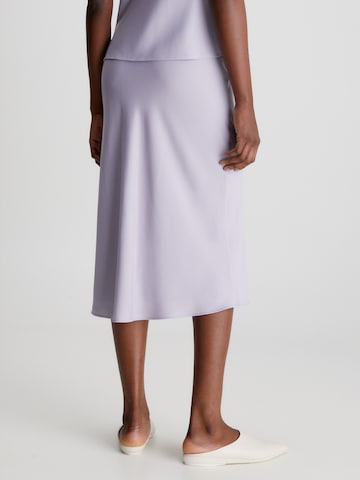 Calvin Klein Regular Skirt in Purple