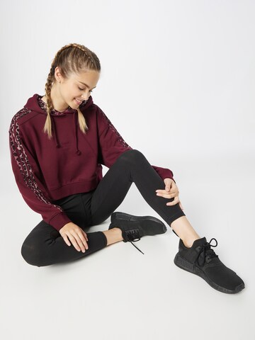 raudona ADIDAS ORIGINALS Megztinis be užsegimo 'Logo'