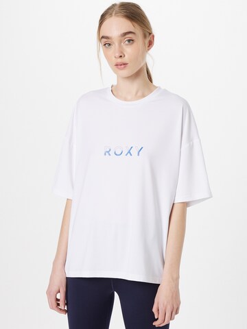 T-shirt fonctionnel 'IN YOUR EYES' ROXY en blanc : devant