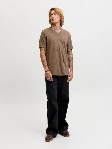 JACK & JONES Regular fit Shirt 'JJESplit' in Bruin