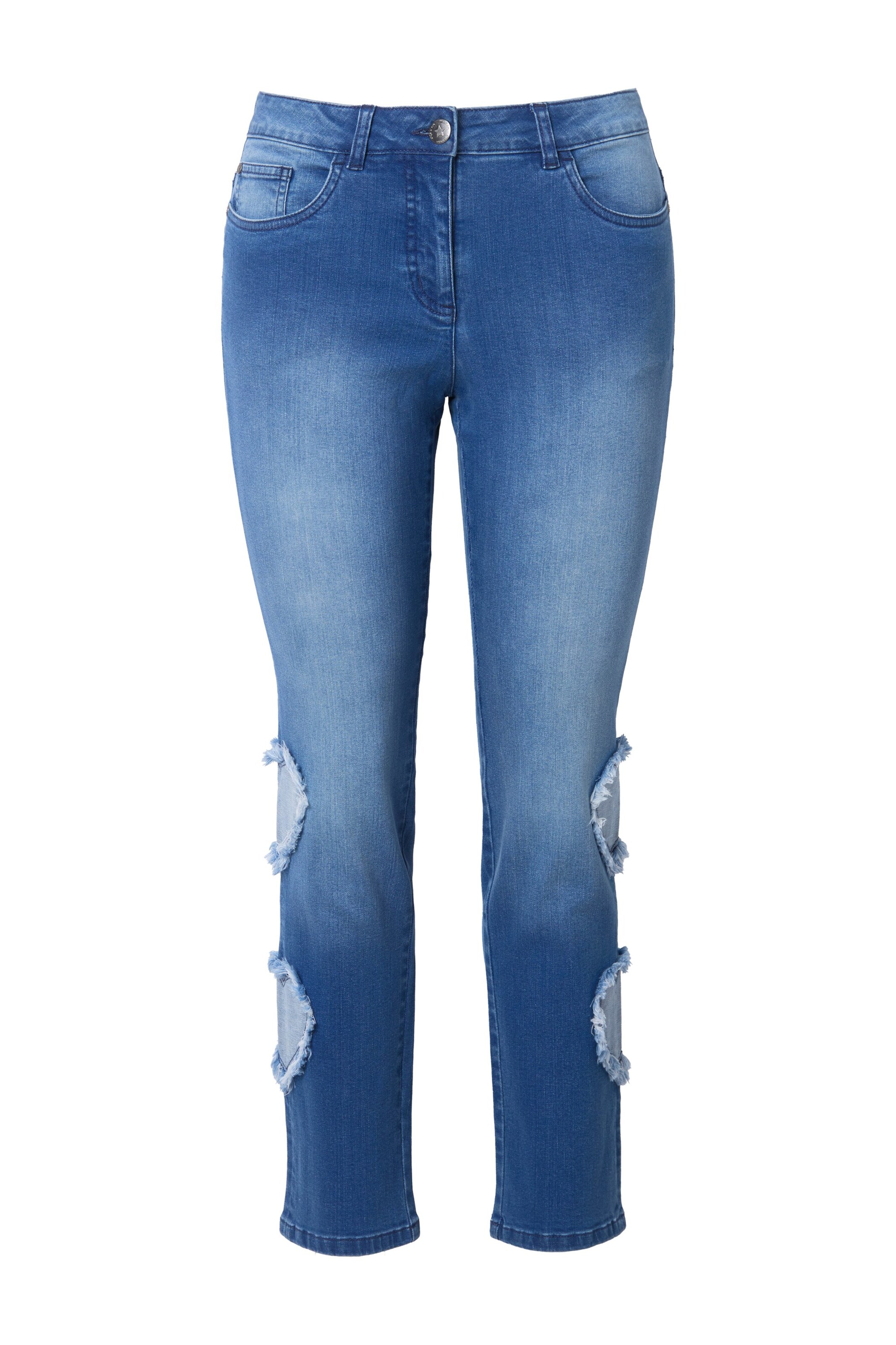 Angel of Style Slim fit Jeans in Blue: front