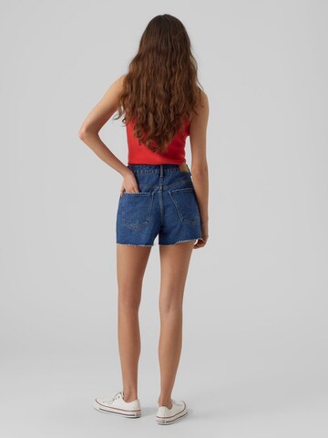 VERO MODA Loosefit Shorts 'Zuri' in Blau