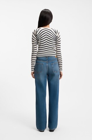 BOSS Loosefit Jeans 'Crossroad' in Blau