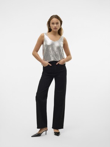 VERO MODA Loosefit Jeans 'TESSA' i sort
