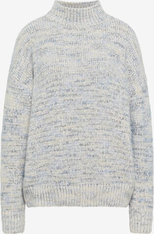 Pull-over usha BLUE LABEL en bleu : devant