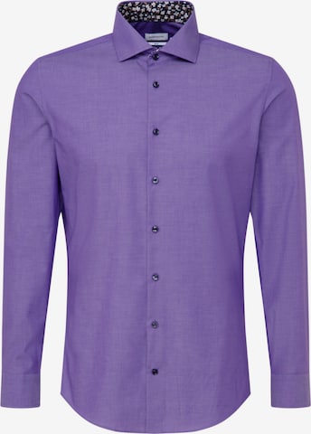 SEIDENSTICKER Business Shirt in Purple: front