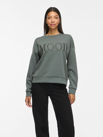 VILA - Sudadera 'VIReflect Mood' en verde: frente