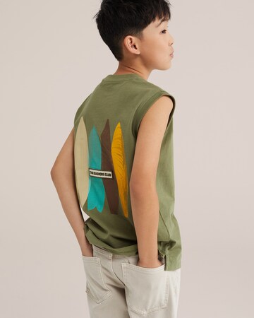 WE Fashion Футболка в Зеленый