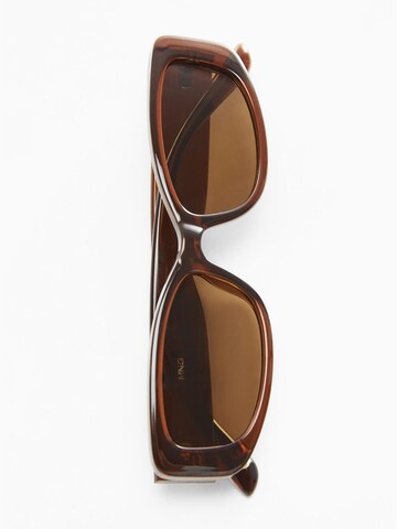 MANGO Sonnenbrille in Braun