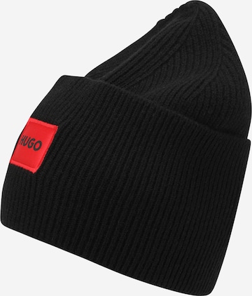 HUGO Red - Gorros 'Xaff 6' em preto: frente